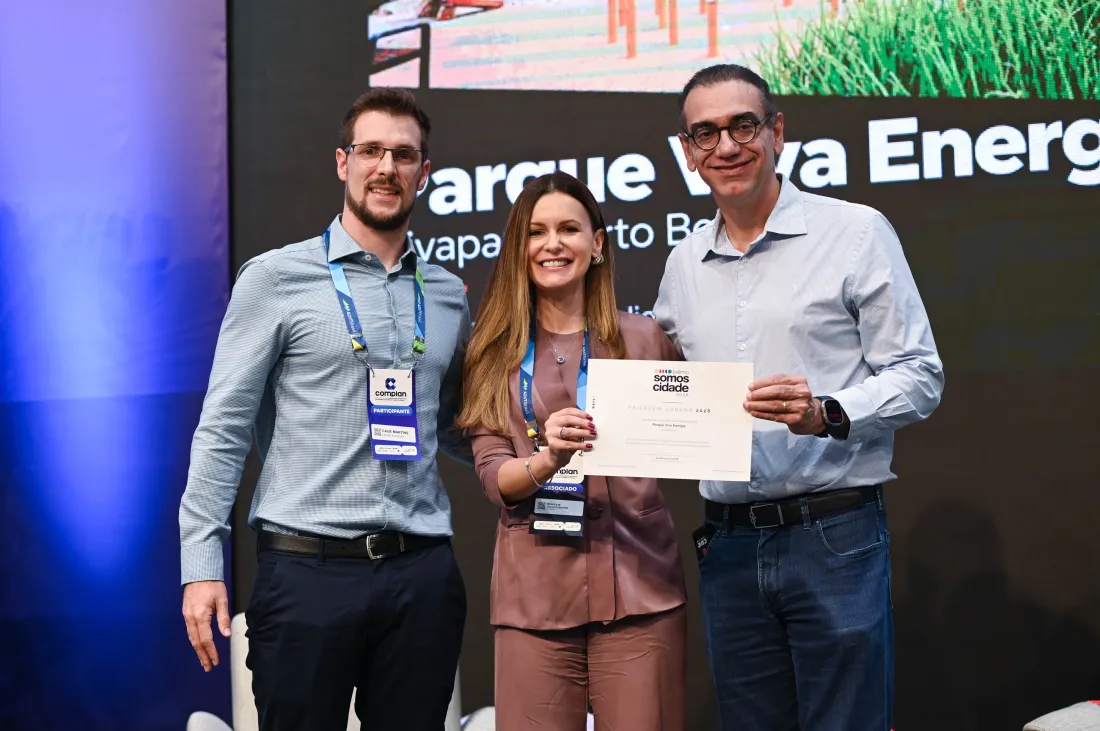 Vivapark Porto Belo conquista prêmio de abrangência nacional no Somos Cidade 2026, na categoria Paisagem Urbana